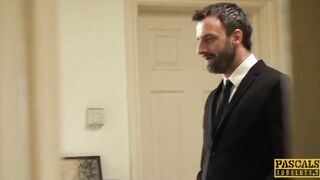 PASCALSSUBSLUTS - Blonde UK Slave Brittany Bardot Anal Fuck