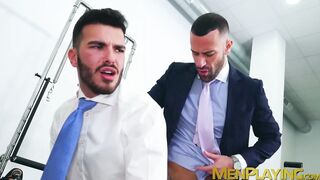 Sexy Pol Prince arched his back for a deep ass ramming by hot Gustavo Cruz