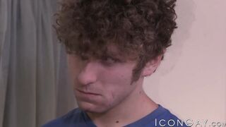 Curly haired Calvin Banks didnt stop fucking my ass until he experienced an orgasm