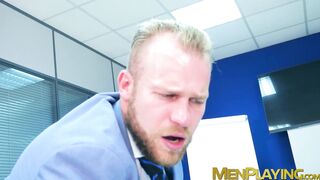 Blonde Malek Tobias moaned out in a hardcore ass fucking by hunk Viktor Rom
