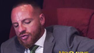 Handsome Bastian Karim deeply fucked in a missionary position by bearded Leo Rosso