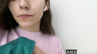 Tasting Cream from Panties - Solo BDSM Webcam Show