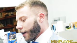 Hottie Bastian Karim took a wild ass pounding by bearded Diego Reyes