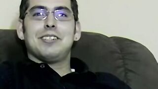Black haired guy displays his skinny and tall physique
