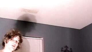 Young hung amateur cums after blowjob from two mature gays