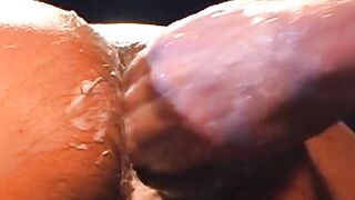 He works Hernando's hole with slow skill, till finally, it's open so wide you could m