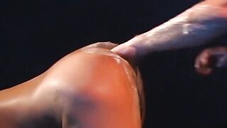 He works Hernando's hole with slow skill, till finally, it's open so wide you could m