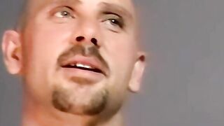 Hung bald amateur cums in mature mans mouth after blowjob