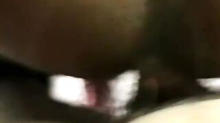 Mature black homosexual barebacked before tasting warm cum