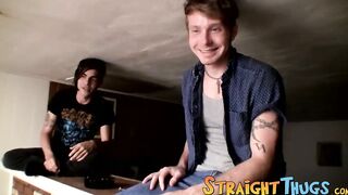 Billy and Devin stroking cocks and draining their cum out