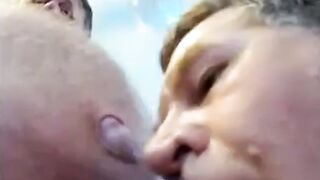 Daddy Sucks a Tasty Cock in Amateur Bear Blowjob Video