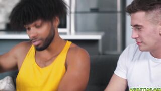 Tony Genius and Trevor Brooks jerk off together