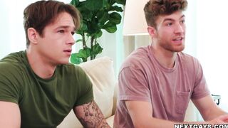 Jayden gor aroused by Carter