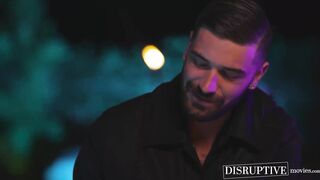 Deepthroating inked gay Dakota Payne so I can hear him moan hard