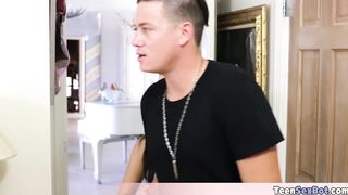 Petite stepsister Megan is a sex addict