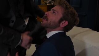 Drunk executive hunks Gabriel Phoenix and Jp Dubois fuck raw