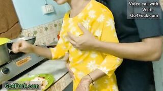 Desi Sister Kitchen Apple Cutting Fucked By Brother
