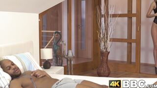 Tattooed blonde Karina Grand gets anal pounding from BBC