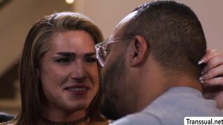 Nasty Trans Woman Kalli Grace suck and ride BBC