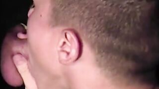 Sweet latin sucker Devin West gets to blowjob a man behind the glory hole