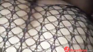 Crossdresser Takes on a Big Black Cock