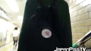 Hot Asian hairy pussies filmed by hidden camera while peeing