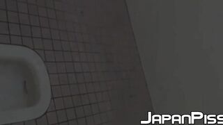 Hot Asian hairy pussies filmed by hidden camera while peeing