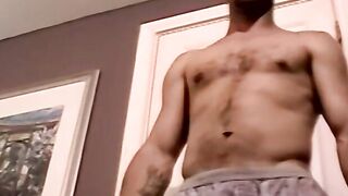 Bald stud gets a helping hand from a mature gay pervert