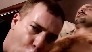 Bald stud gets a helping hand from a mature gay pervert