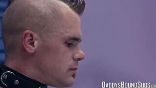Master Derek da Silva punishes the little pup by playing with his nipples
