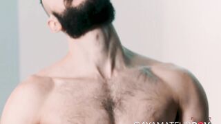 Horny Alex Montenegro spreads his ass cheeks as he welcomes the raging cock of lustfu