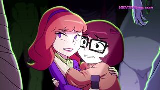 Mystery Detectives Velma & Daphne Get Fucked by MONSTROUS Cocks