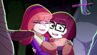 Mystery Detectives Velma & Daphne Get Fucked by MONSTROUS Cocks