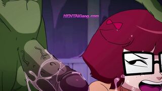 Mystery Detectives Velma & Daphne Get Fucked by MONSTROUS Cocks