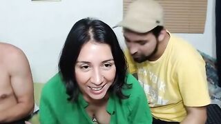 Double Trouble Amateur Fucks Two Guys on Webcam