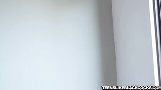 Brunette babe Izzy Bells tight pussy ripped and railed by BBC