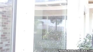 Big ass teen Maya Kendrick doggystyle banged after blowjob