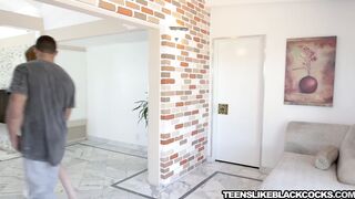 Big ass teen Maya Kendrick doggystyle banged after blowjob