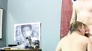 Handsome amateur Young Joe sucked off before cumming