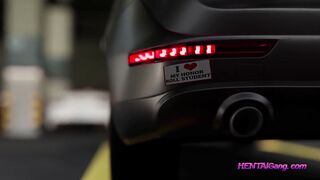 Sunday Surprise ◊ Stepmom & Son Quick Car Sex Creampie