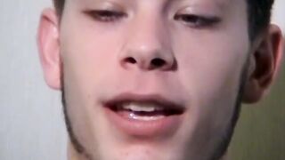 Hairy Bleu fingered his tight butthole while lighting up his cig