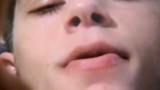 Hairy Bleu fingered his tight butthole while lighting up his cig