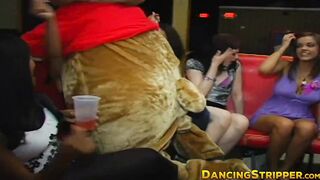 Dirty minded hotties service strippers rock solid cock