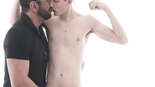 Coach Draven Navarro dreams of twink Tyler Tanners fit physique and hard cock