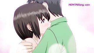 Horny Businessman With no GF Seduce Cute HENTAI Girl