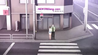 Horny Businessman With no GF Seduce Cute HENTAI Girl