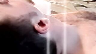 Rock hard hairy cock amateur gets hot passionate blowjob