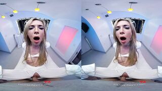 Blonde Aiden Ashley As EMMA FROST Letting You Inside Her