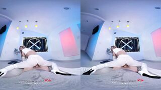 Blonde Aiden Ashley As EMMA FROST Letting You Inside Her