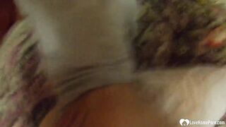 Stepsister gets screwed while she's into bed